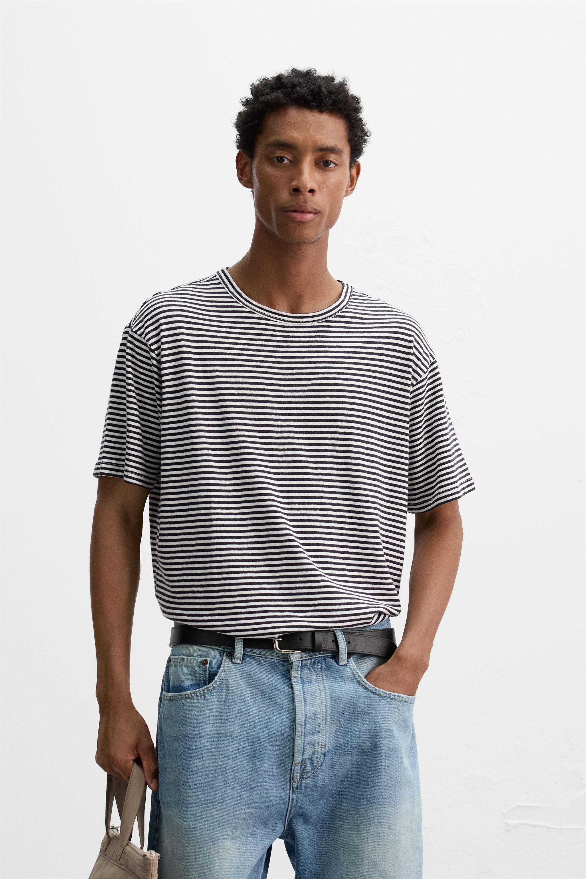 【ZARA】刺繍スリーブＴシャツ | 5070/193/250 刺繍スリーブTシャツ - ホワイト | ZARA Japan / 日本