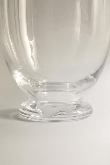 VASE EN VERRE ONDULÉ TRANSPARENT - Transparent de Zara - Image 2