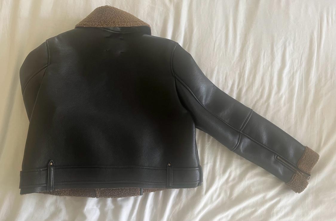 FLEECE BIKER JACKET - Image 2
