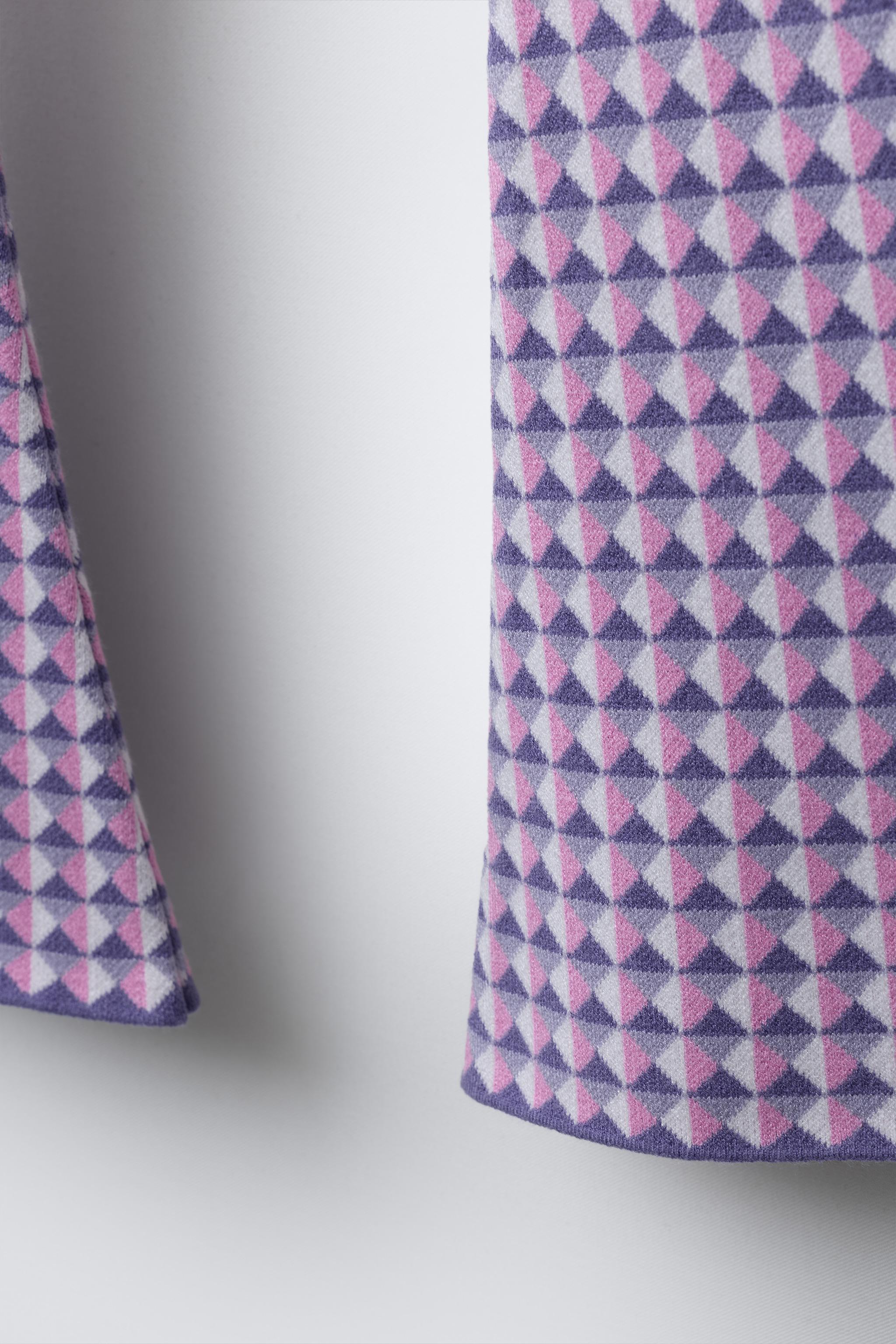 JACQUARD FLARE KNIT PANTS SKI COLLECTION