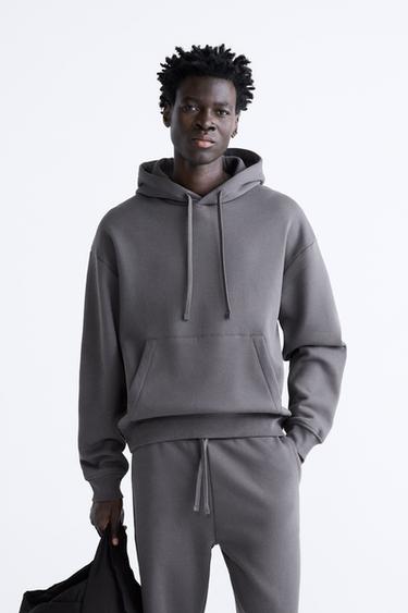 Grey Marl Embroidered Manchester Oversized Unisex Hoodie – Never Stand Still