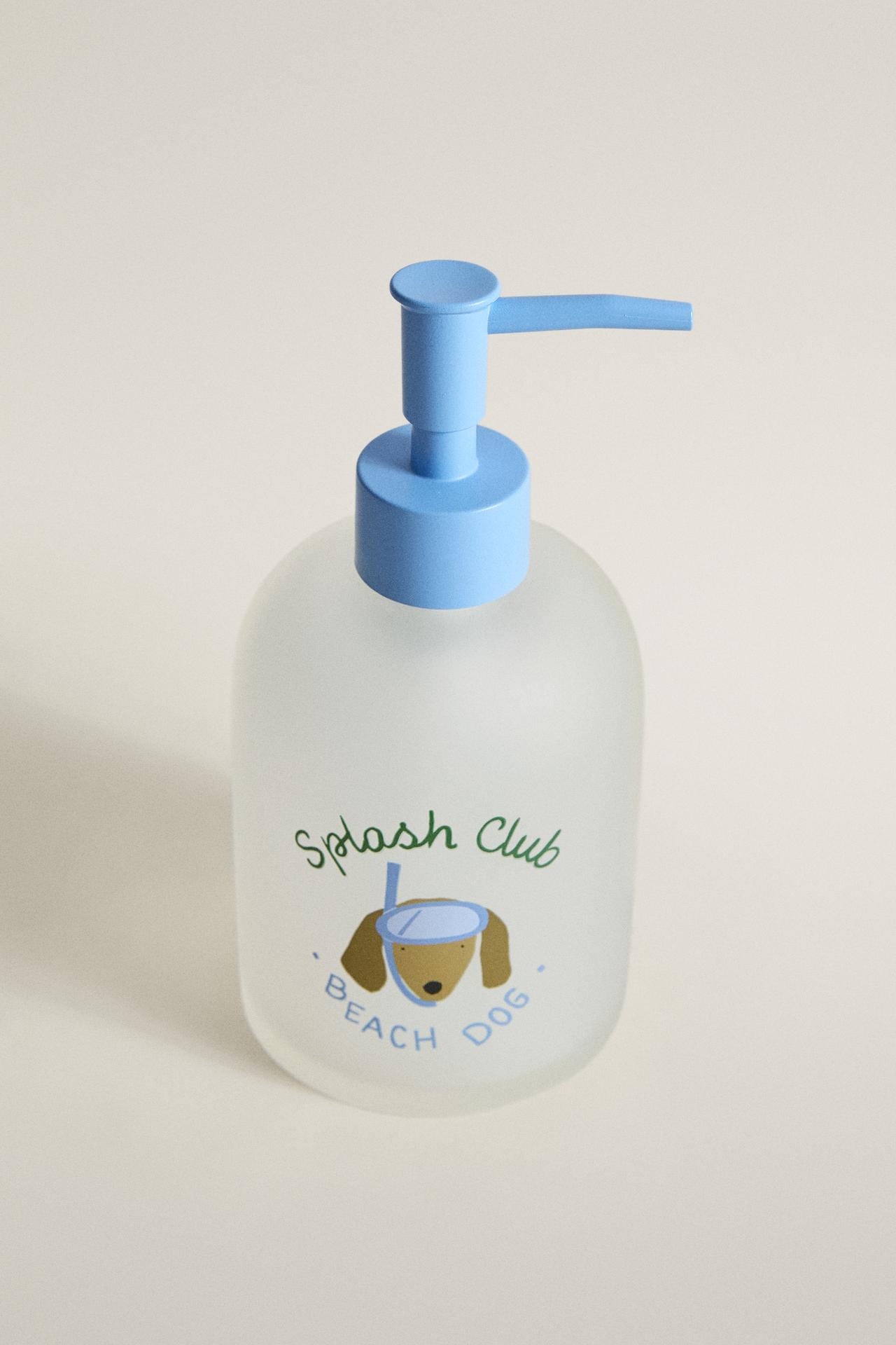 CHILDREN'S DOG SOAP DISPENSER — Blue