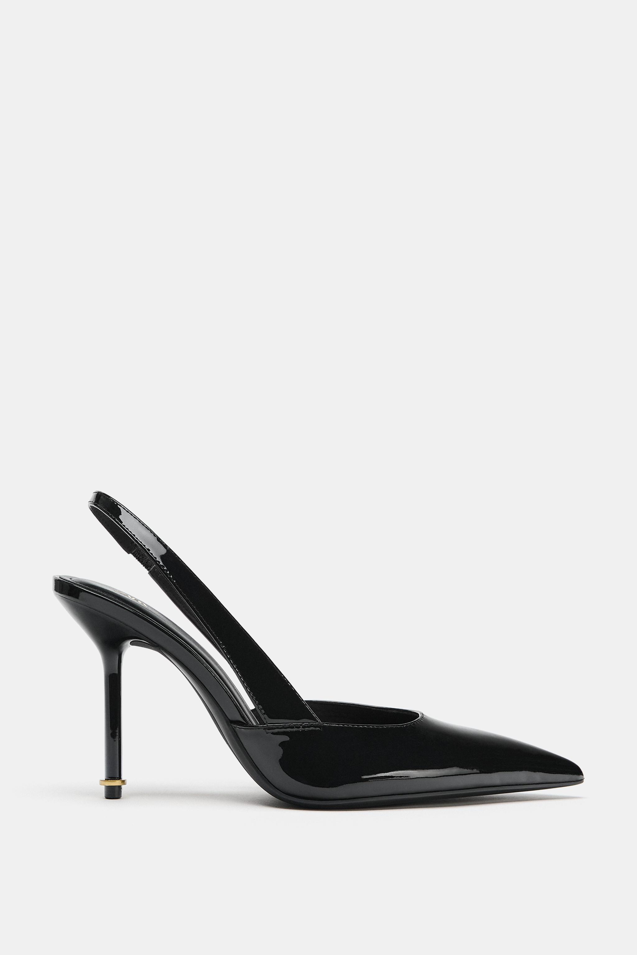 CHAUSSURES À TALONS DÉTAIL MÉTALLIQUE