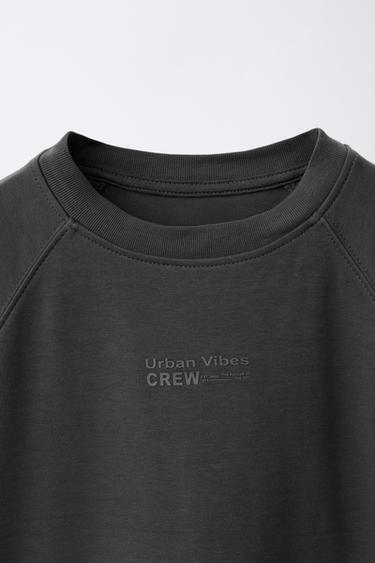 INTERLOCK T-SHIRT AND BERMUDA SHORTS SET - Dark anthracite by Zara - Image 5