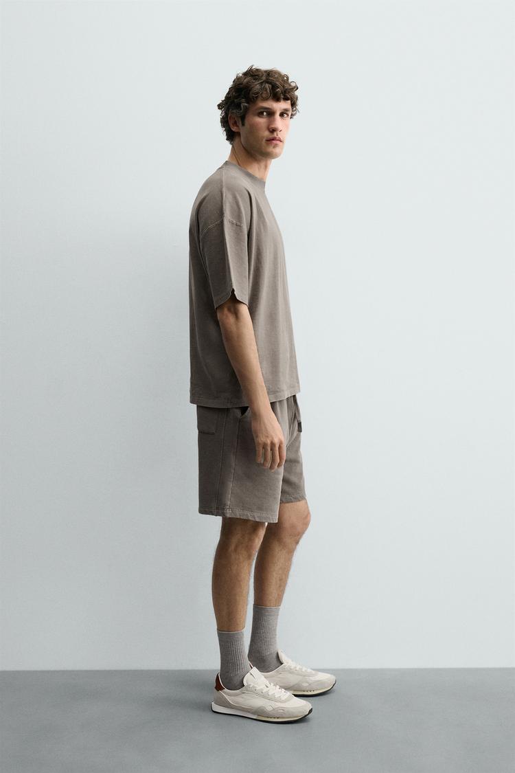 PANTALÓN CORTO BERMUDA BÁSICO DESLAVADO 4