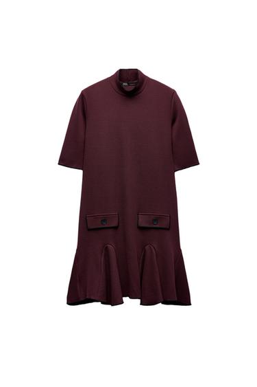 SHORT GODET DRESS