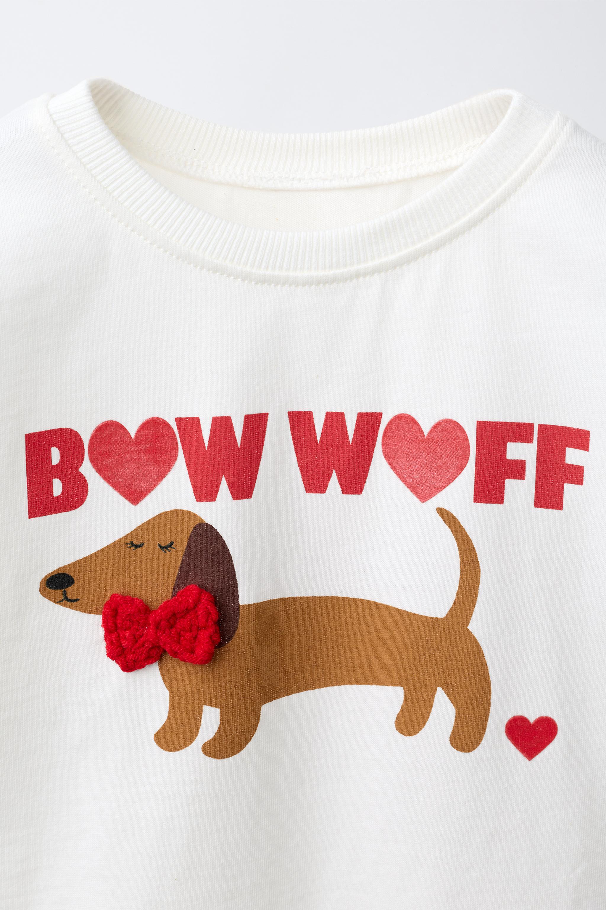 PUPPY PRINT T-SHIRT