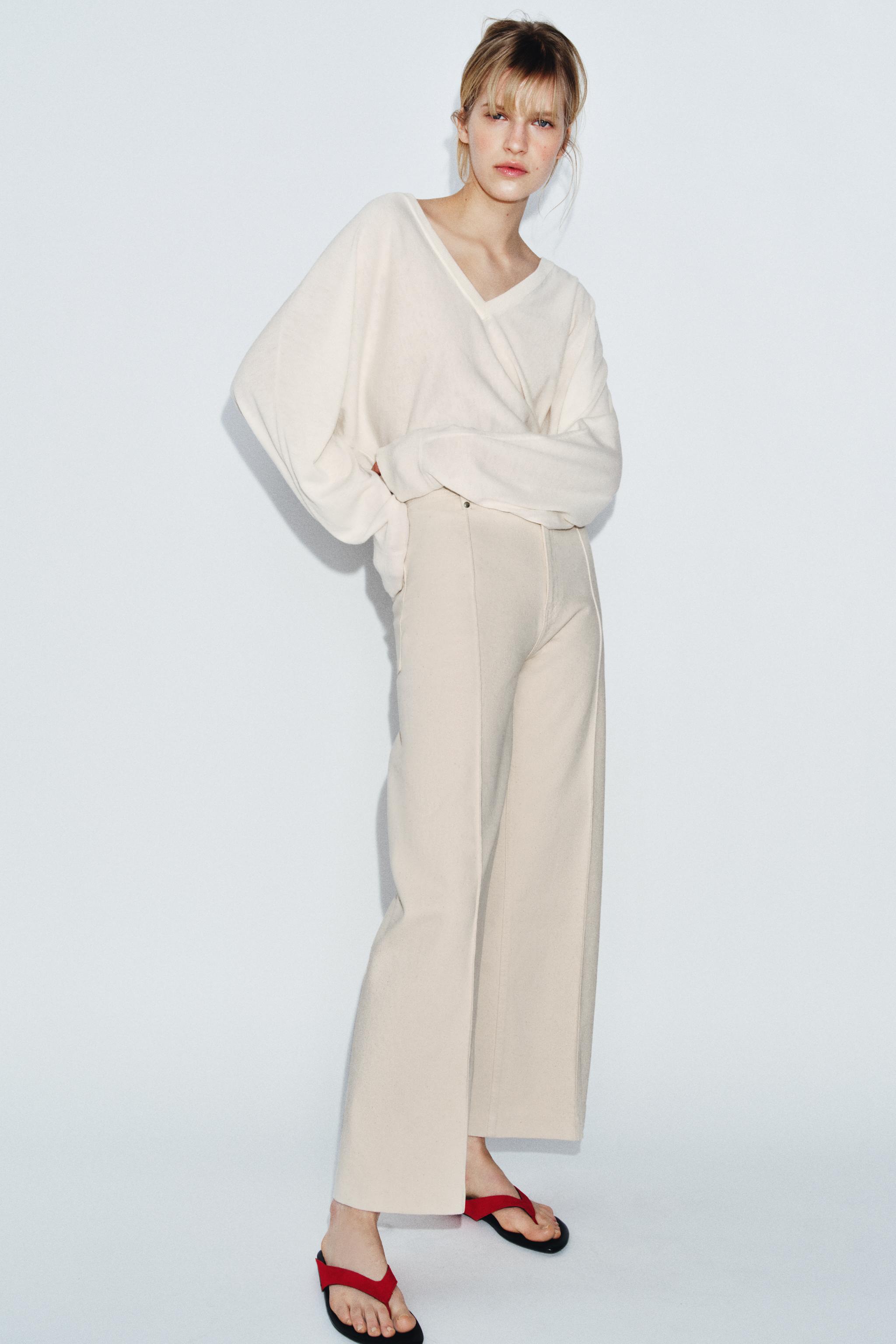 ZW COLLECTION HIGH WAIST WIDE LEG JEANS