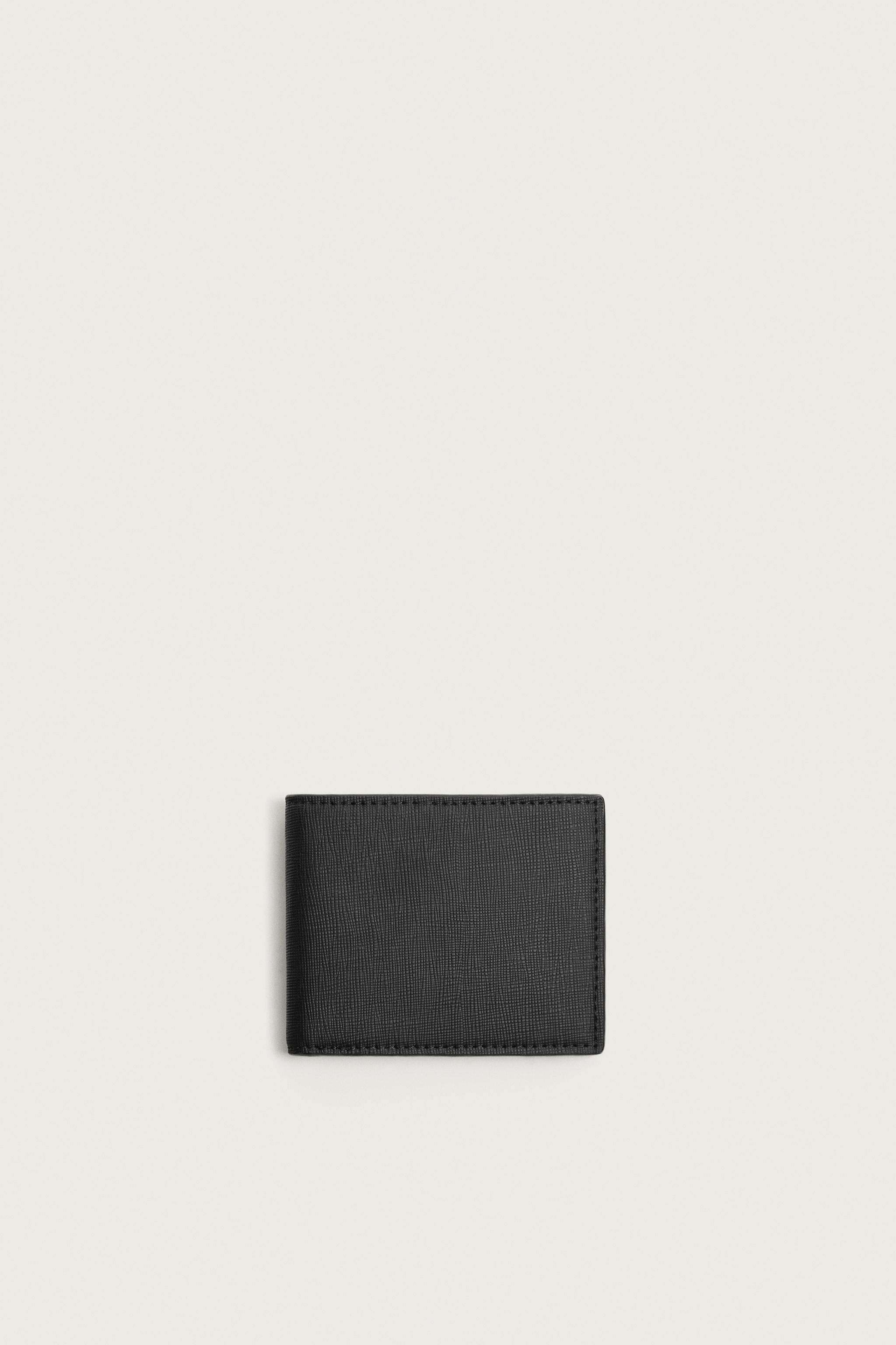 TEXTURED WALLET — Black