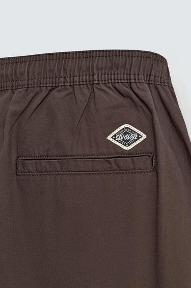 BALLOON FIT PLEATED TROUSERS - Brown by Zara - Image 8