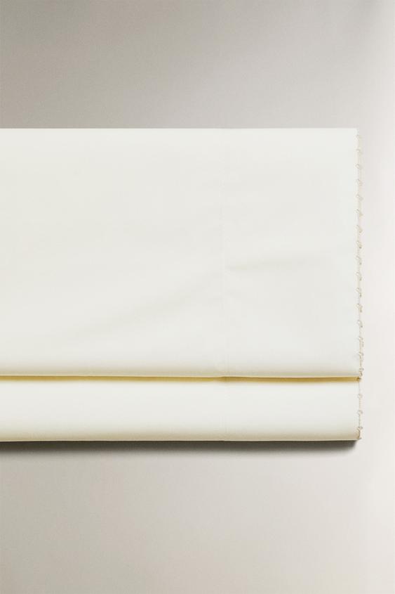 SÁBANA ENCIMERA BORDADO PICUETA - Blanco roto de Zara - Imagen 0