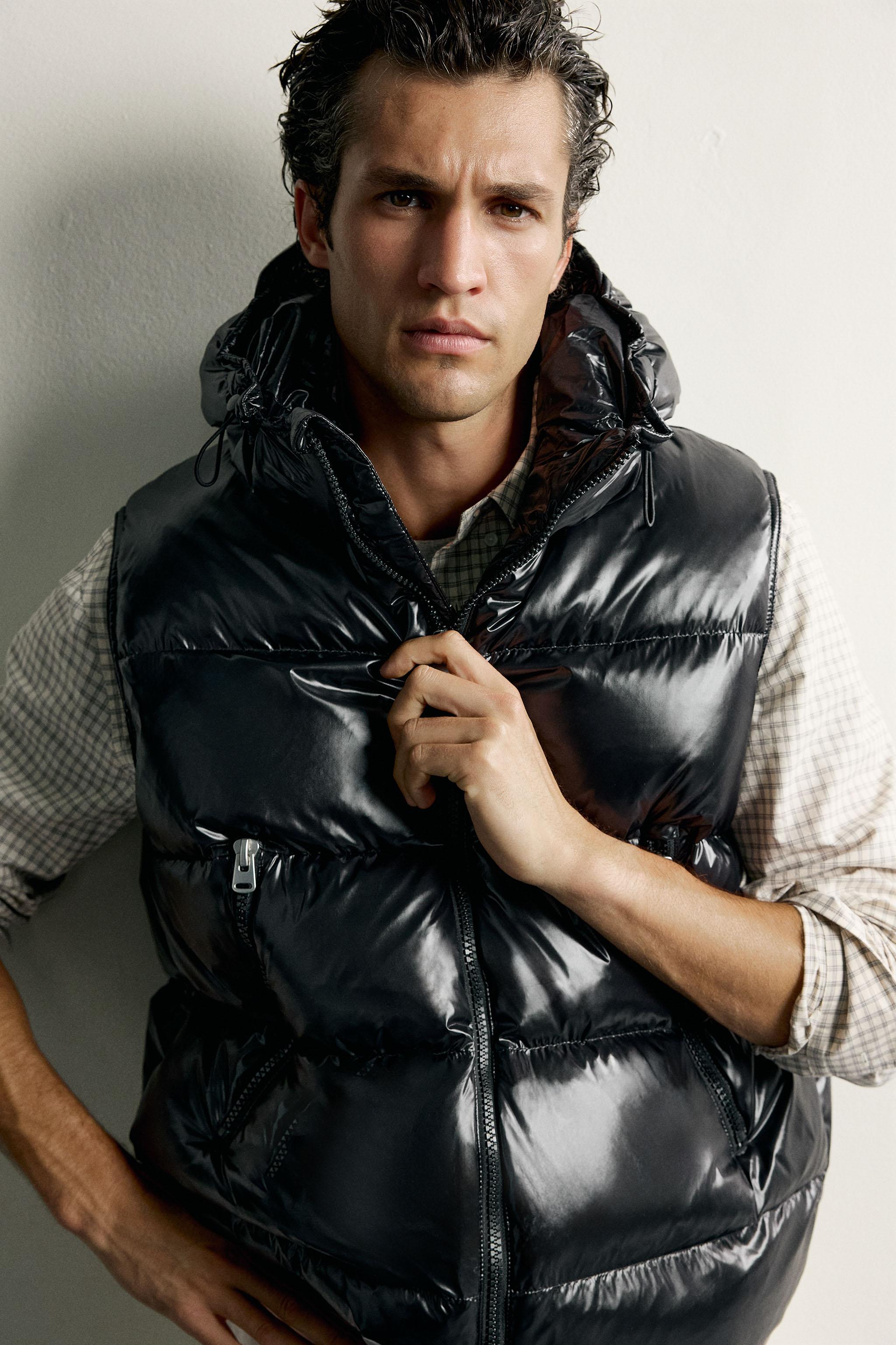 Мужские жилеты Zara WATER-REPELLENT 60/40 DOWN VEST — фото 5