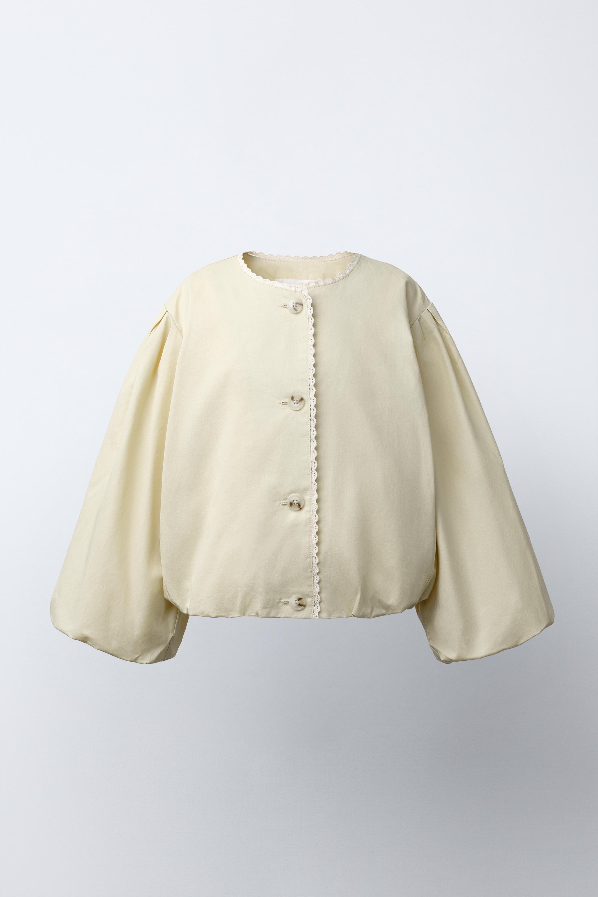 LACE JACKET - Butter | ZARA Canada