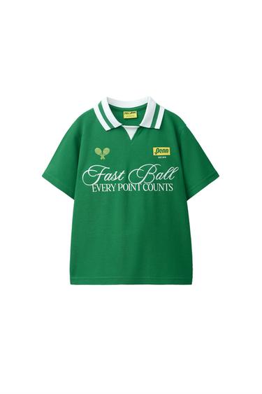 POLO BORDADO PENN © - Verde da Zara