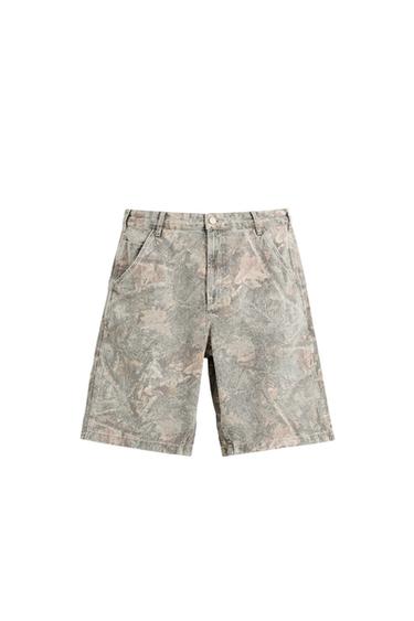 BERMUDA RELAXED FIT ESTAMPADO ABSTRACTO - 029 de Zara