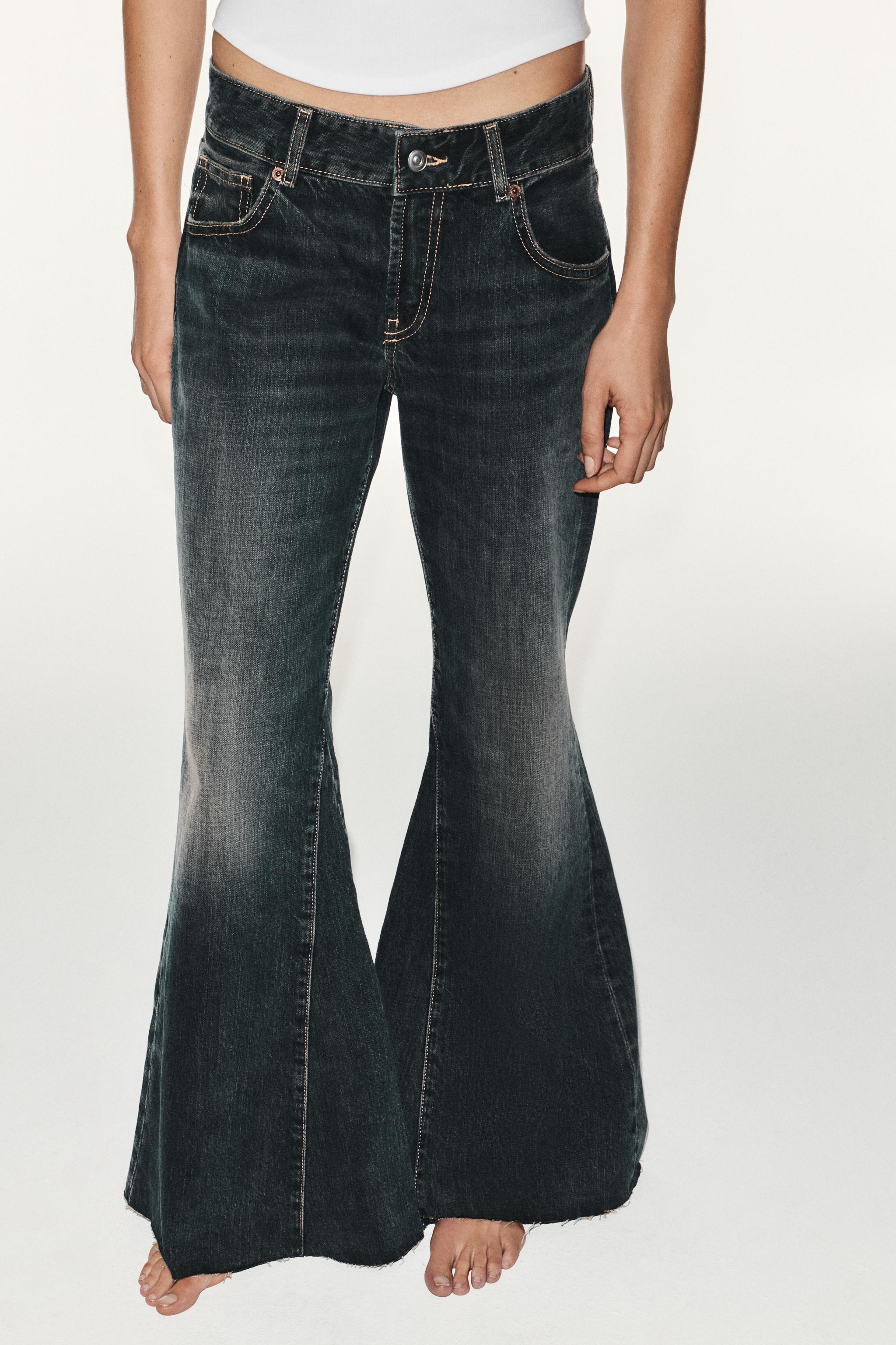 TRF SUPER FLARE LOW-RISE JEANS