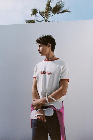 SANDALI HAVAIANAS ® x ZARA - Ekru bela od Zare