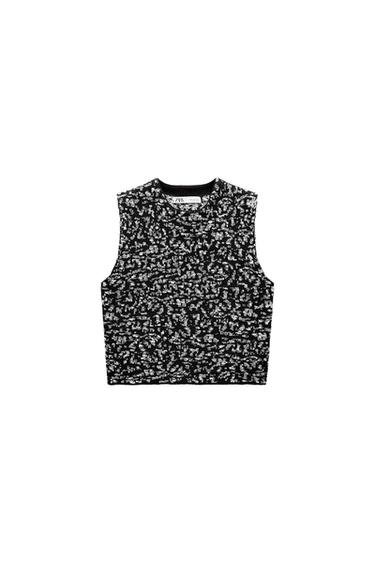 KNIT CROP TOP