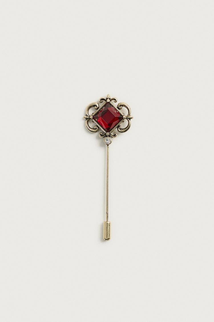 Pin efecto vintage cristal