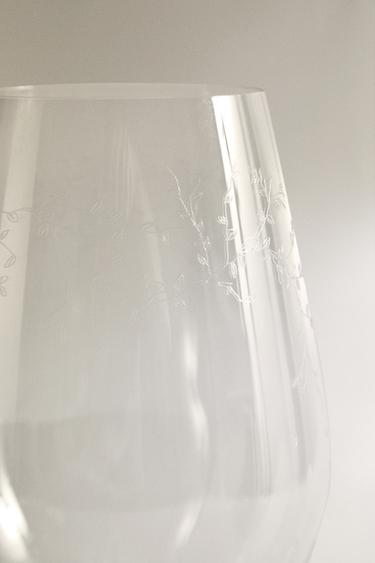 ENGRAVED CHRISTMAS WINE GLASS - 990 by Zara - Image 2