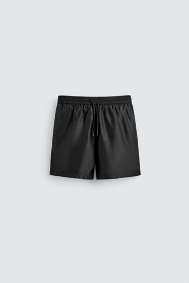ПЛАВКИ СРЕДНЕЙ ДЛИНЫ AARON LEVINE X ZARA — ЧЕРНЫЙ от Zara