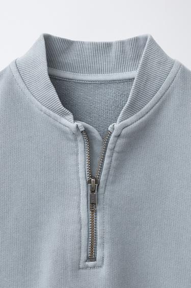 ENSEMBLE JOGGING SWEAT-SHIRT ET PANTALON UNI - Gris / Marron clair de Zara - Image 2