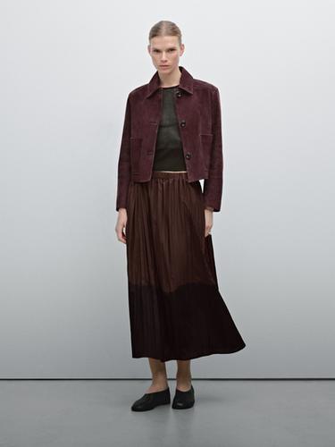 Zara Long flowing pleated skirt - various