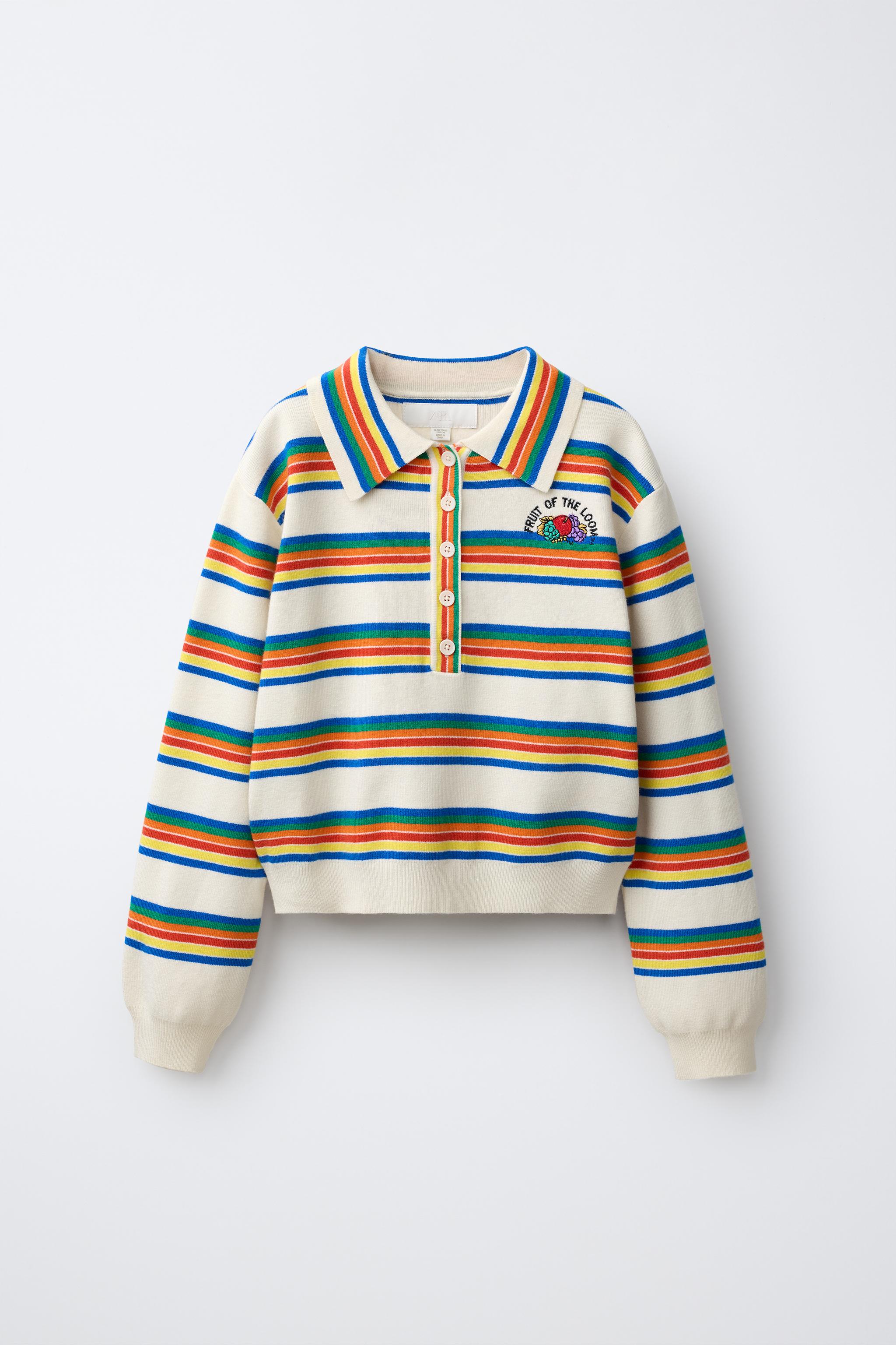 FRUIT OF THE LOOM™ ストライプ ポロシャツ - ストライプ | ZARA Japan