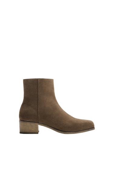 LEATHER HEELED BOOTS
