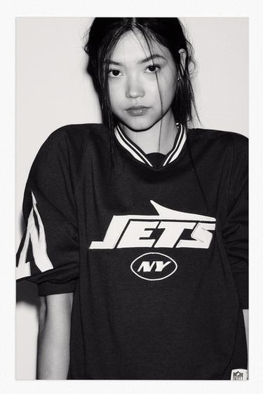 SWEAT EN MOLLETON NFL JETS - VERT de Zara