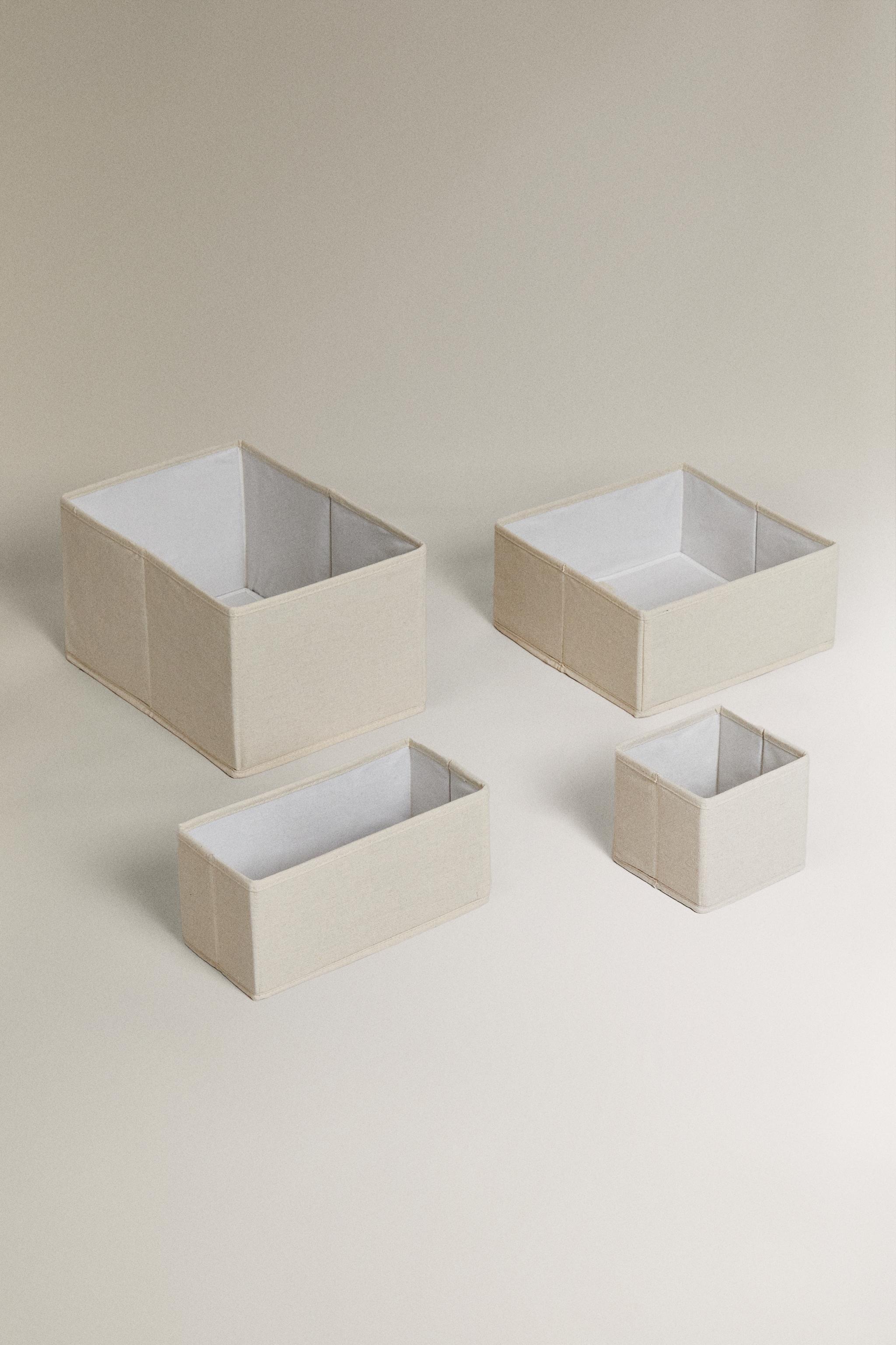 BOÎTE DE RANGEMENT PLIABLE COTON