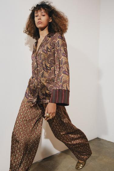 CHEMISE STYLE PYJAMA PAISLEY ZW COLLECTION - Multicolore de Zara - Image 3