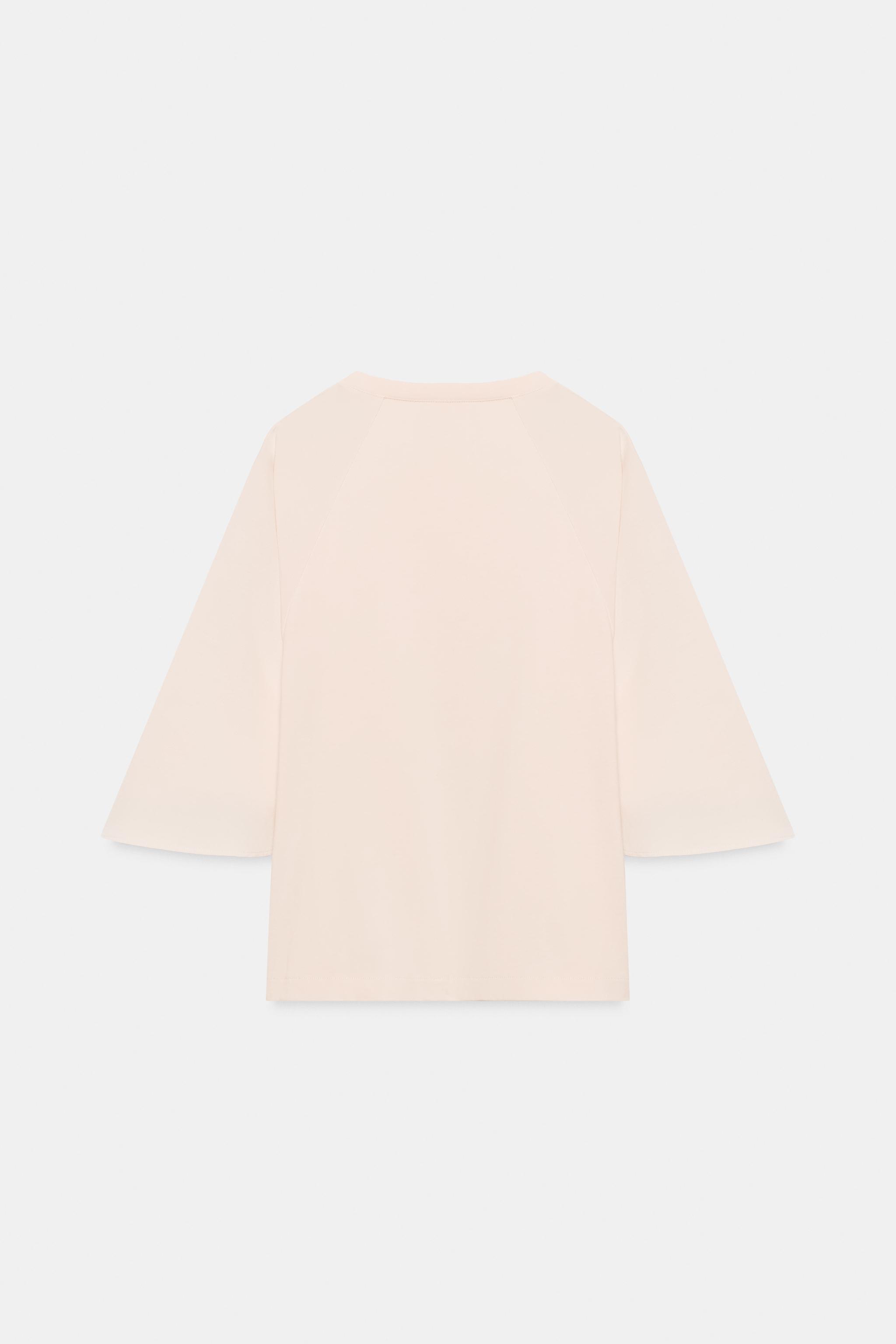 Zara KOMBİNE T-SHIRT görsel 6