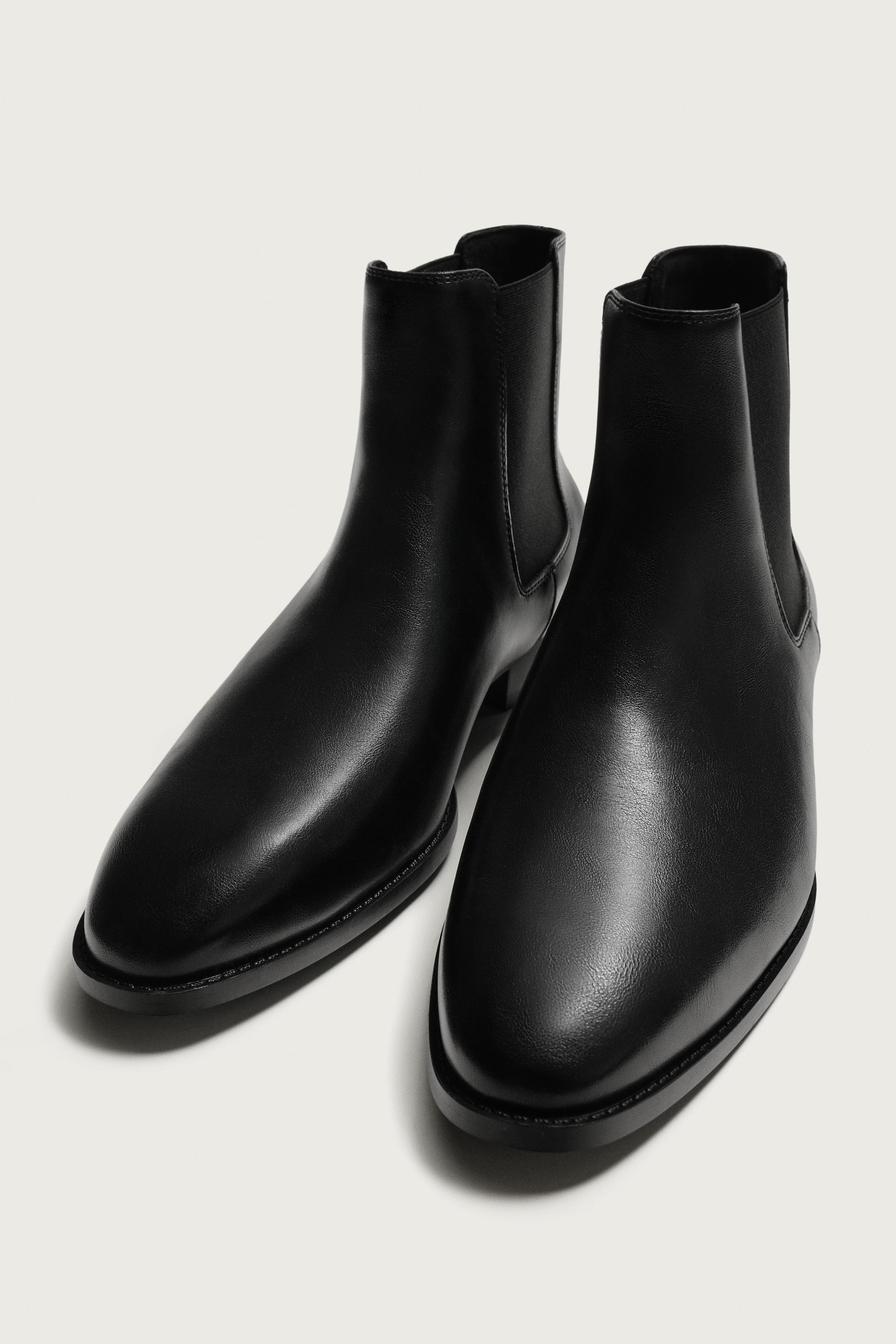 Мужские ботинки Zara POINTED CHELSEA BOOTS — фото 2