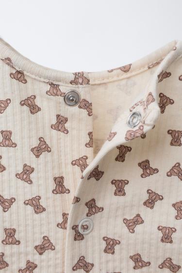 BEARS T-SHIRT - Ecru by Zara - Image 3