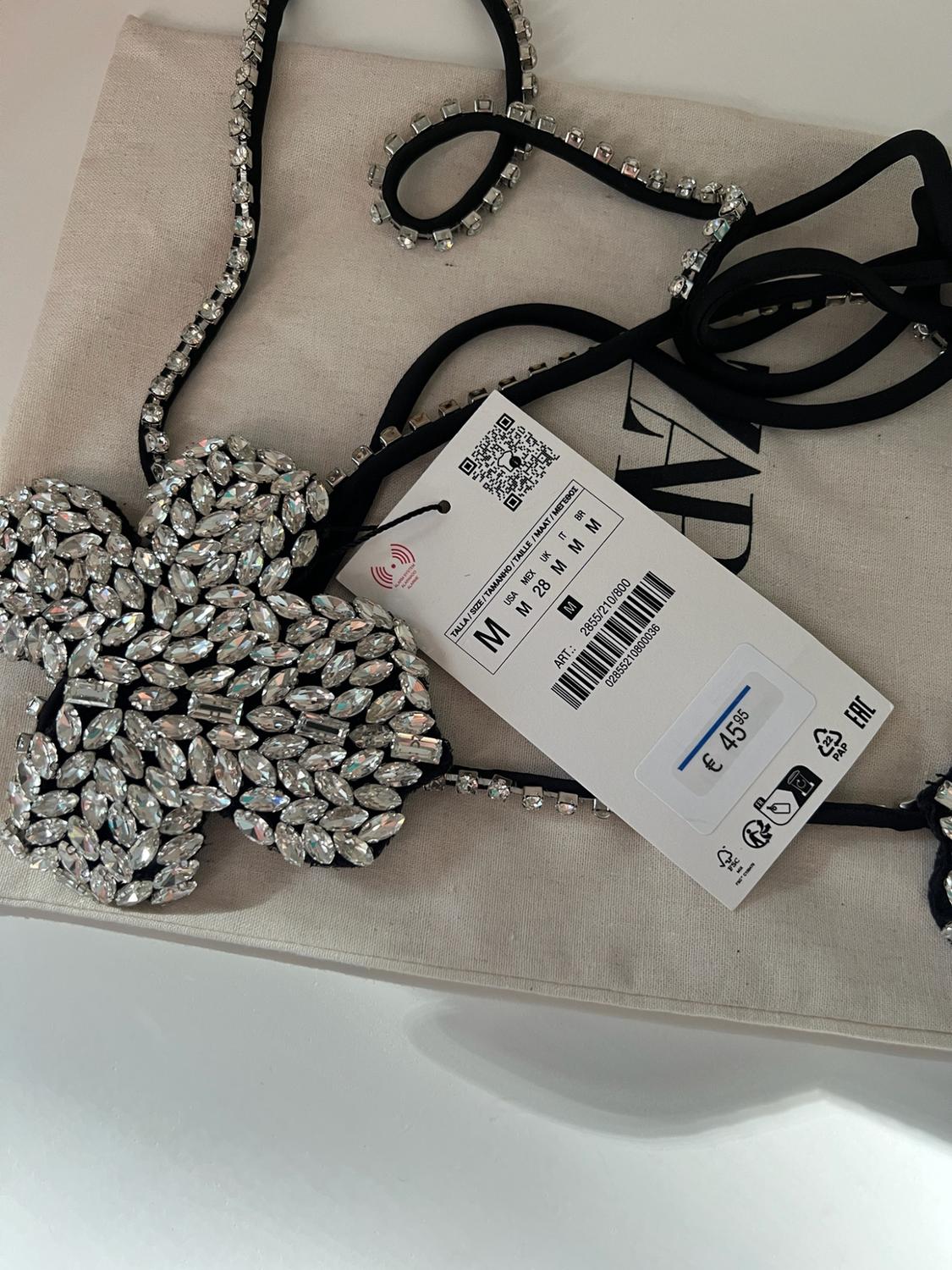 FLORAL RHINESTONE BRA TOP - Image 5