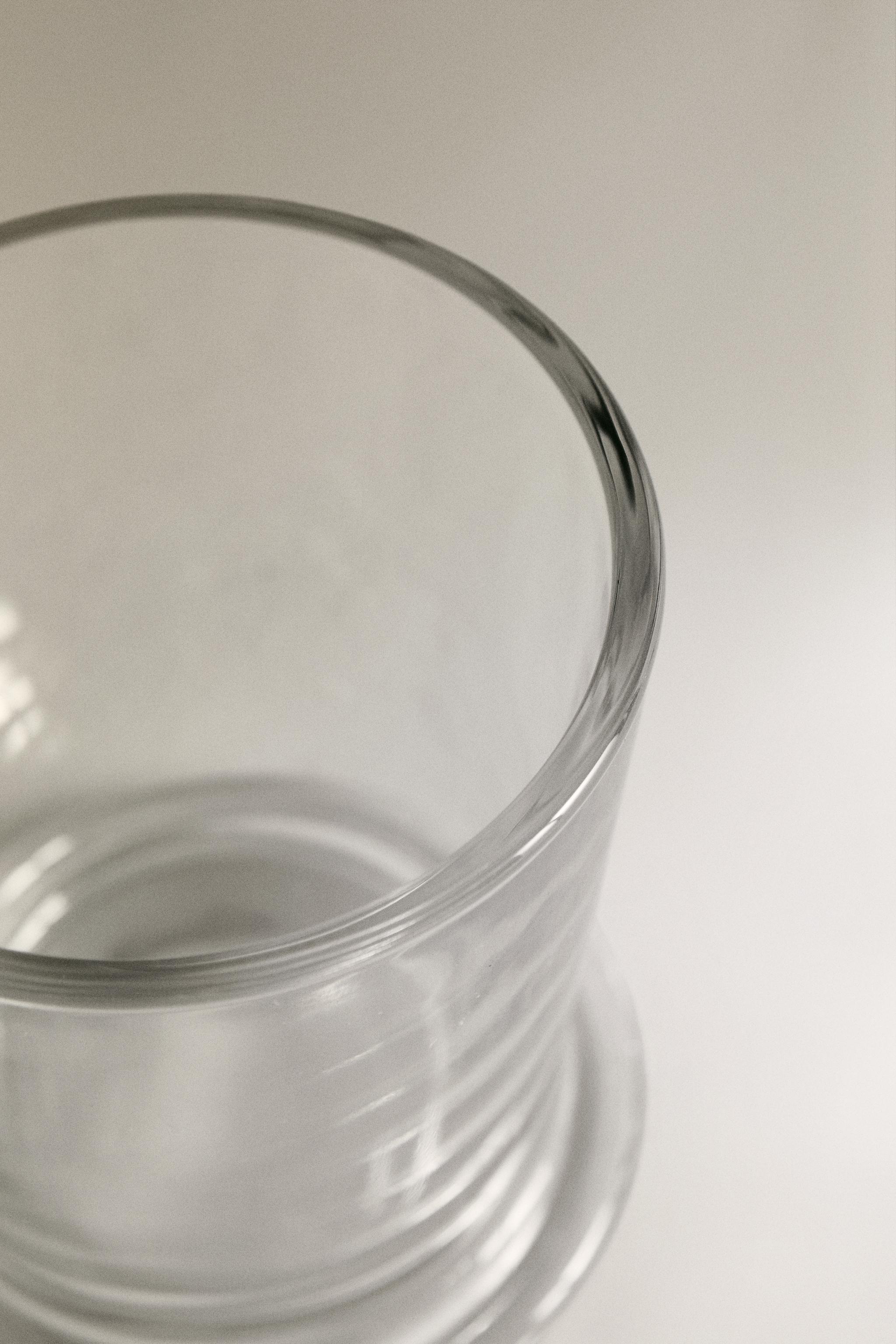Generico 6x Tazzine da Caffè in Vetro Trasparente con Manico da 70ml, Capacità 7 cl, Modello Brasile per Espresso, Riutilizzabili e Lavabili in Lavastoviglie, ideali per bar, casa, ristorante