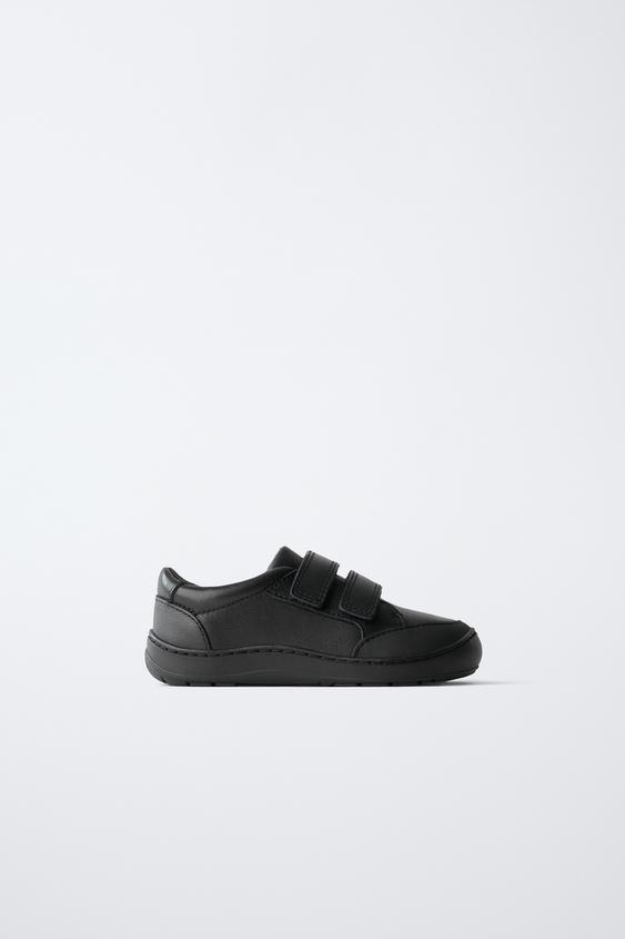 Zara KOŽNE BAREFOOT PATIKE – Crna – Slika 0