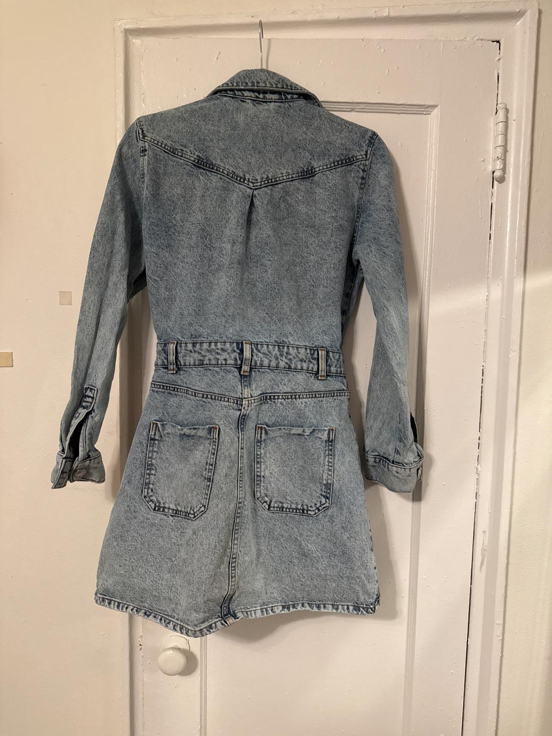 Z1975 DENIM MINI DRESS - Image 2