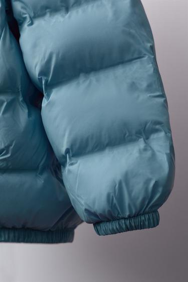 BLOUSON ULTRALÉGER CAPUCHE DÉPERLANT - Bleu clair de Zara - Image 5