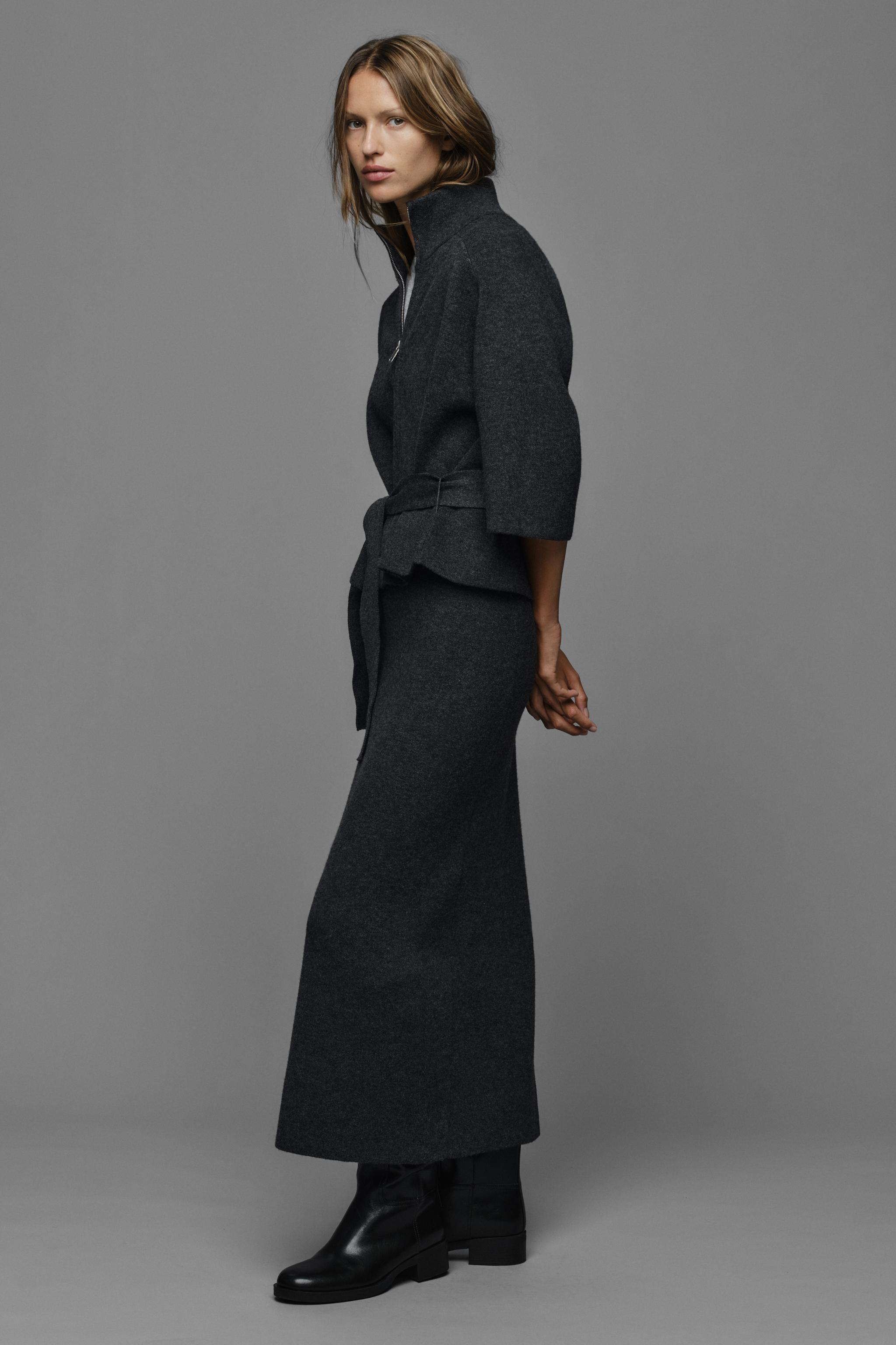 BELTED CARDIGAN