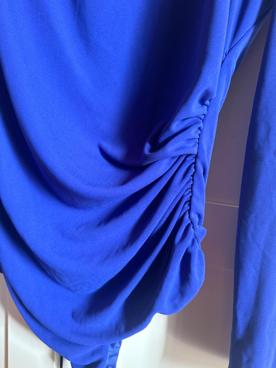 DRAPED BODYSUIT WITH SHOULDER PADS - Image 3