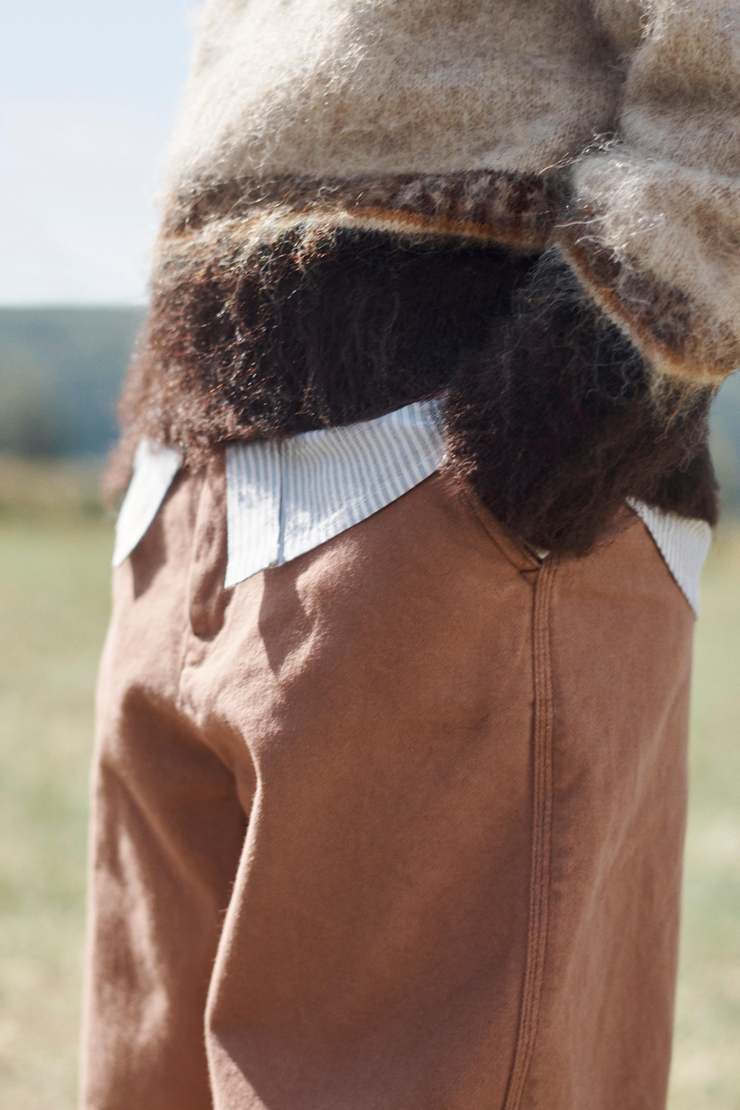 LIMITED EDITION CHINO PANTS WITH TOPSTITCHING