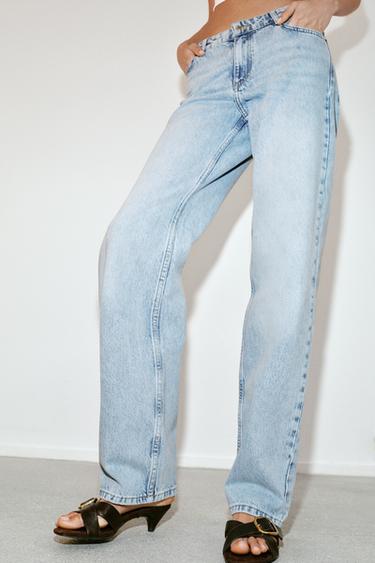 Z1975 LOW-RISE JEANS - Light blue by Zara - Image 6