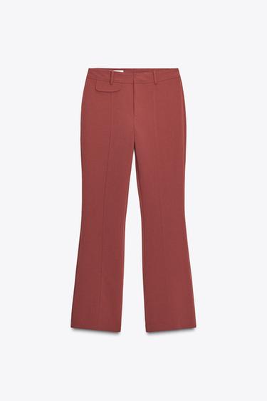 PANTALLONA FLARE - MARSALA nga Zara