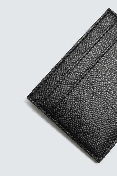 PORTE-CARTES TEXTURÉ - Noir de Zara - Image 2