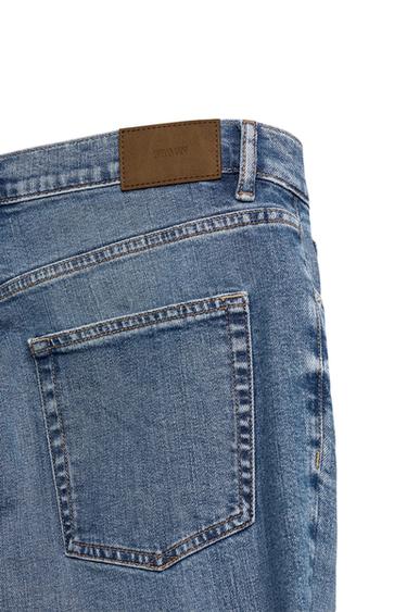 Zara BASIC SLIM FIT JEANS - Mid-blue