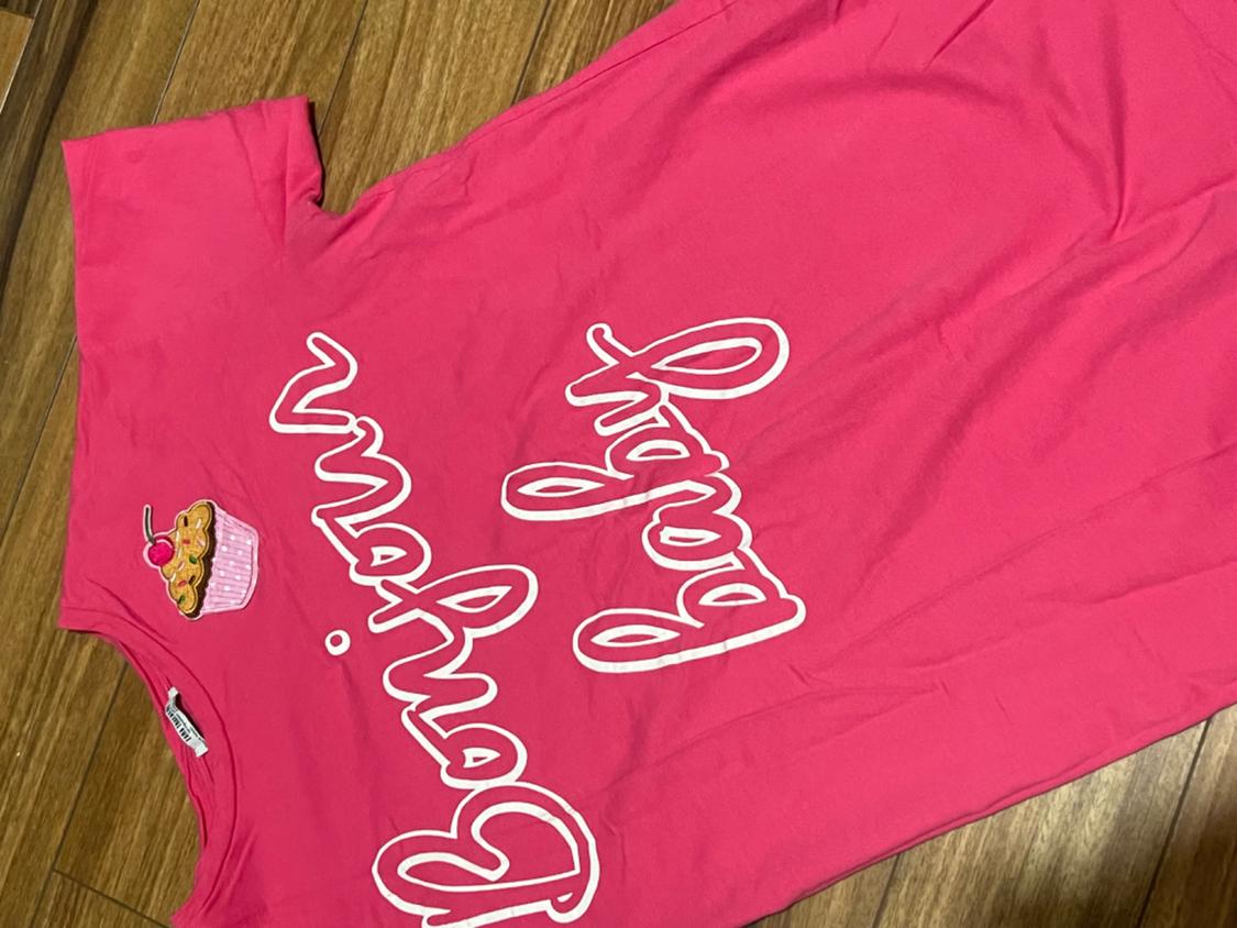PINK TSHIRT STYLE DRESS - Image 4