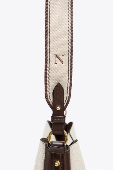 SAC SEAU SURPIQÛRES - Beige clair de Zara - Image 1