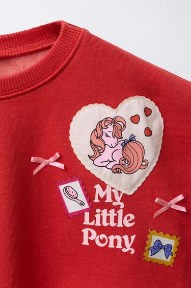 MY LITTLE PONY® HEART PATCH SWEATSHIRT - Red by Zara - Image 2